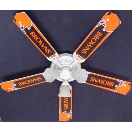 CEILING FAN DESIGNERS Ceiling Fan Designers 52FAN-NFL-CLE NFL Cleveland Browns Ceiling Fan 52 In. 52FAN-NFL-CLE